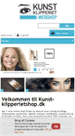 Mobile Screenshot of kunst-klipperietshop.dk